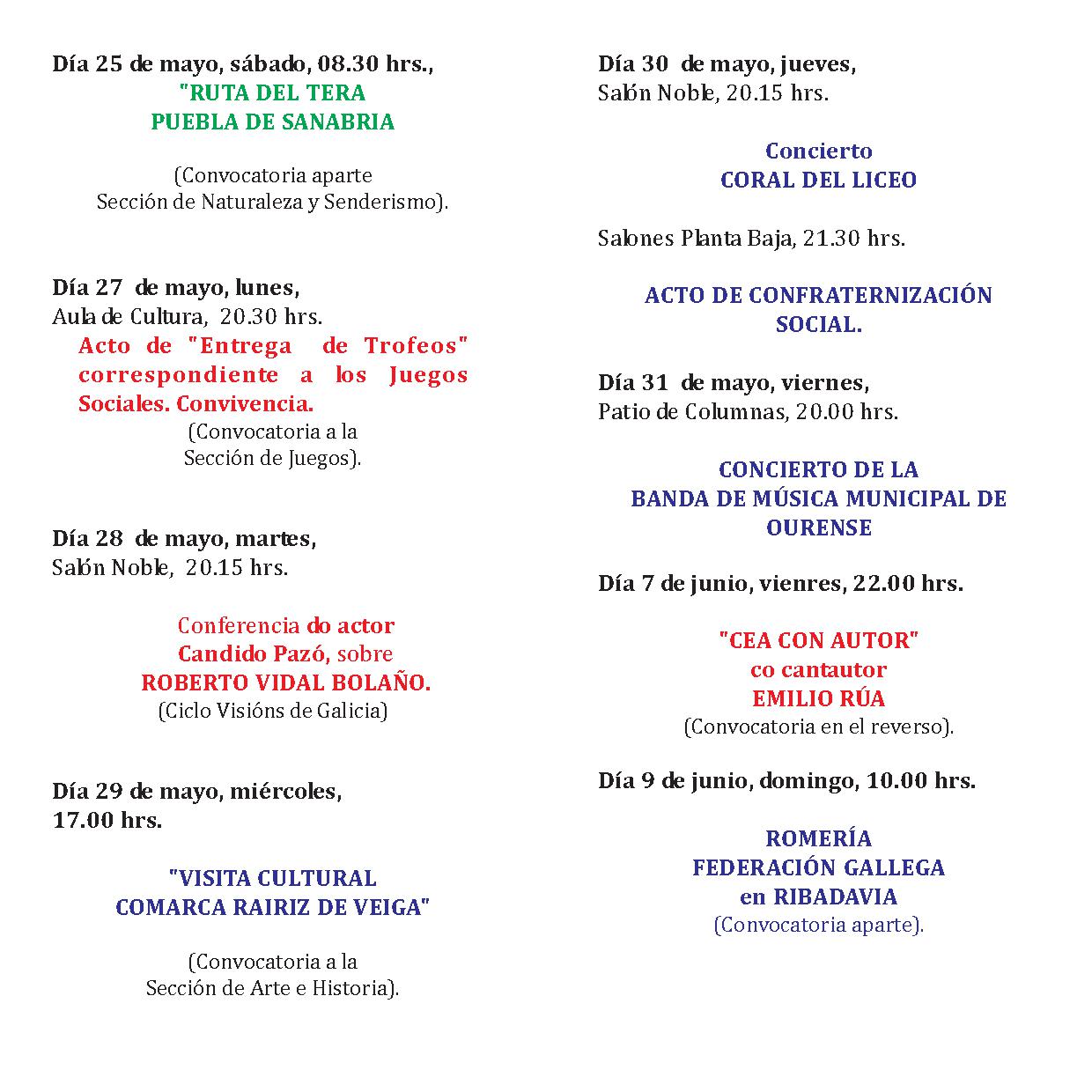 PROGRAMA DE FIESTAS 2