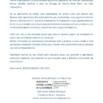 Agradecemento da Agrupación Cultural Auriense ao Liceo de Ourense